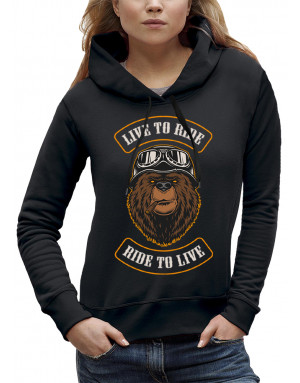 Sweat femme OURS BIKER
