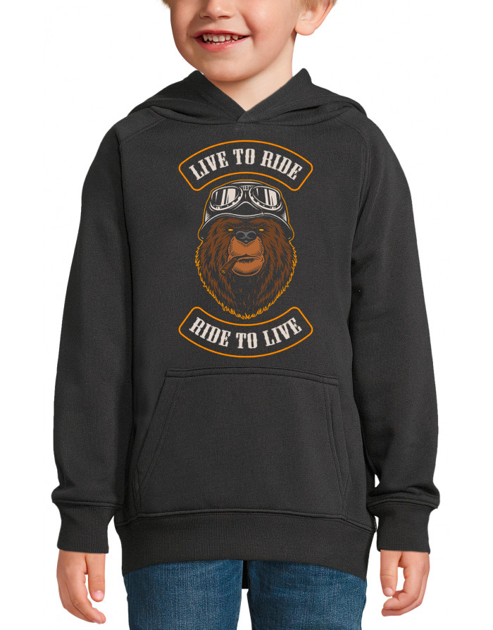 Sweat enfant OURS BIKER