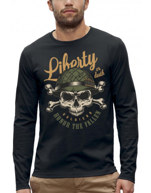 T-shirt LIBERTY OR DEATH - Manches longues