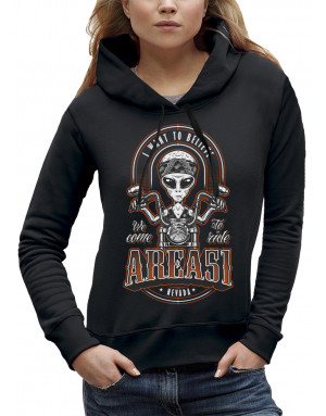 Sweat femme ALIEN BIKER AREA 51
