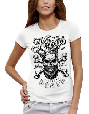 T-shirt Femme SKULL KINGS - CRÂNE AVEC UNE COURONNE