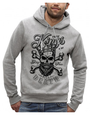 Sweat homme SKULL KINGS - CRÂNE AVEC UNE COURONNE