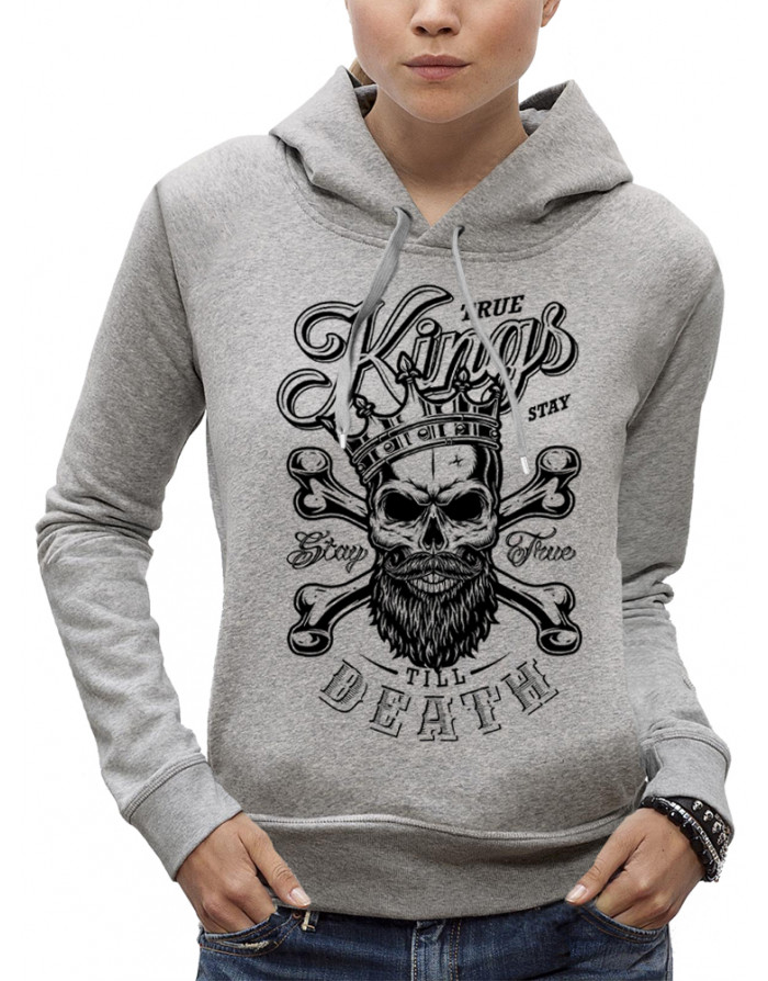 Sweat femme SKULL KINGS - CRÂNE AVEC UNE COURONNE