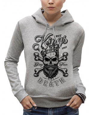 Sweat femme SKULL KINGS - CRÂNE AVEC UNE COURONNE