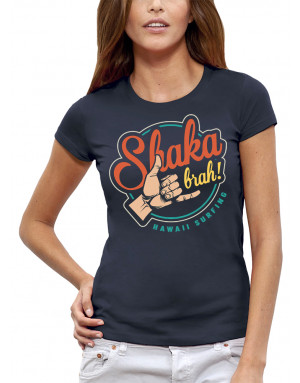 T-shirt Femme SHAKA BRAH HAWAII SURFING