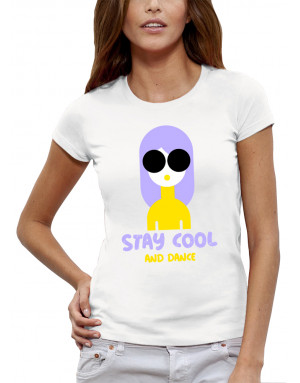 T-shirt 3D animé STAY COOL AND DANCE