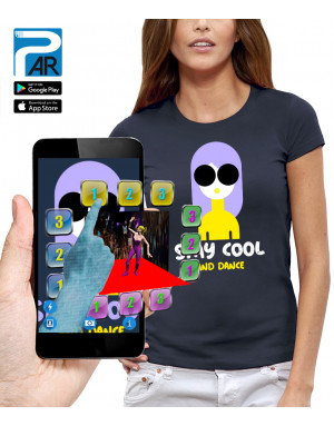 T-shirt 3D animé STAY COOL AND DANCE
