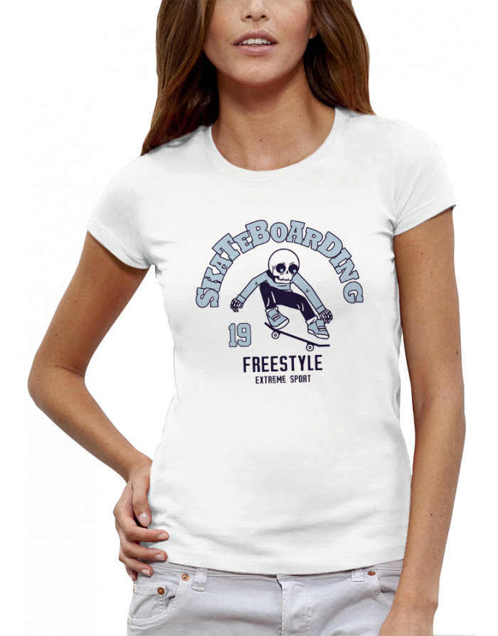 T-shirt Femme SKATEBOARDING FREESTYLE