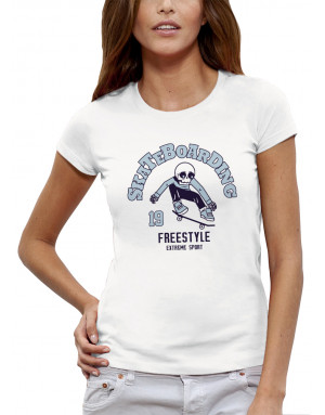 T-shirt Femme SKATEBOARDING FREESTYLE