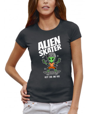 T-shirt Femme ALIEN SKATER