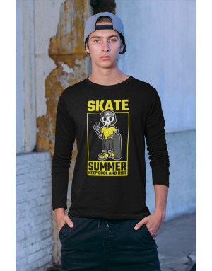 T-shirt SKATE SUMMER KEEP COOL AND RIDE - Manches longues