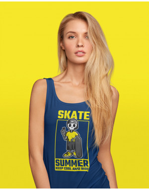 Débardeur femme SKATE SUMMER KEEP COOL AND RIDE