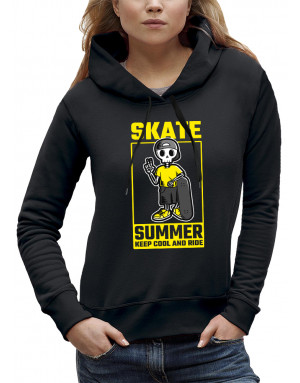 Sweat femme SKATE SUMMER KEEP COOL AND RIDE