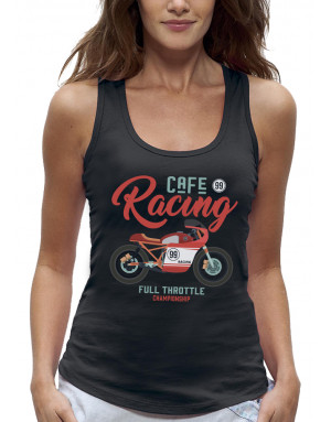 Débardeur femme CAFÉ RACING BIKER