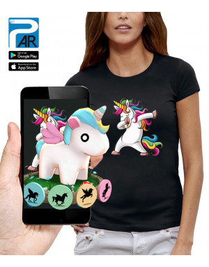 T-shirt 3D animé LICORNE DAB