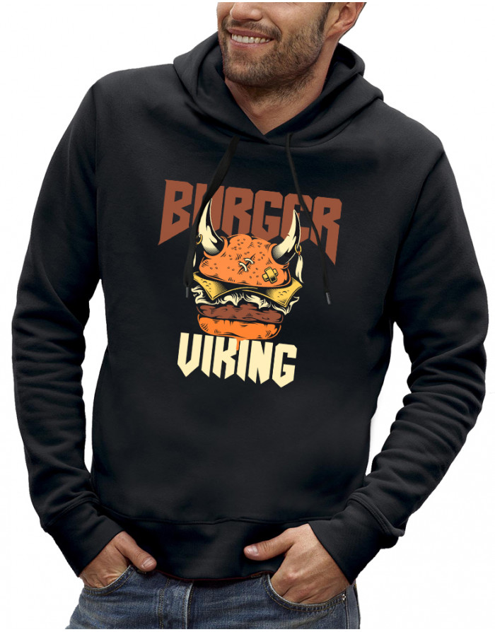 Sweat homme BURGER VIKING