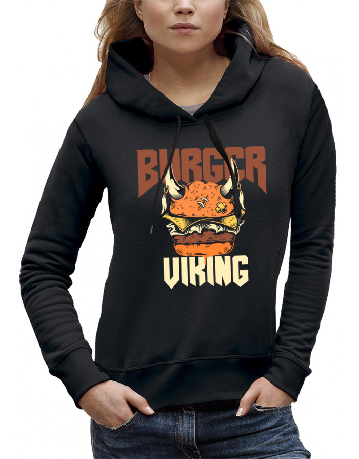 Sweat femme BURGER VIKING