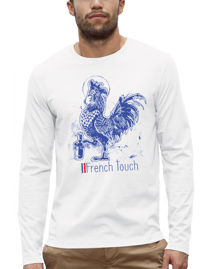 T-shirt COQ FRENCH TOUCH - Manches longues