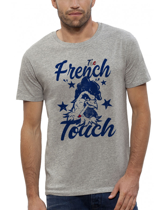 T-shirt homme COQ CIGARETTE THE FRENCH TOUCH