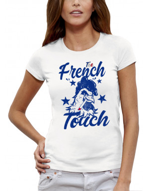 T-shirt Femme COQ CIGARETTE THE FRENCH TOUCH