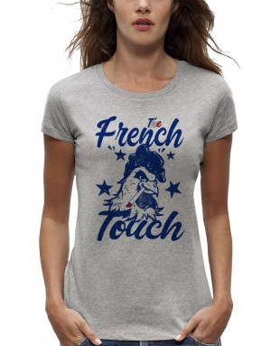 T-shirt Femme COQ CIGARETTE THE FRENCH TOUCH