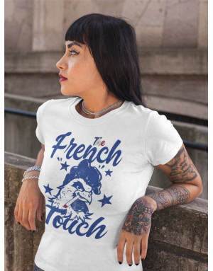T-shirt Femme COQ CIGARETTE THE FRENCH TOUCH