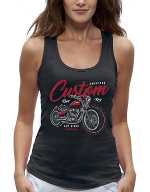 Débardeur femme BIKER AMERICAN CUSTOM