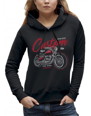 Sweat femme BIKER AMERICAN CUSTOM