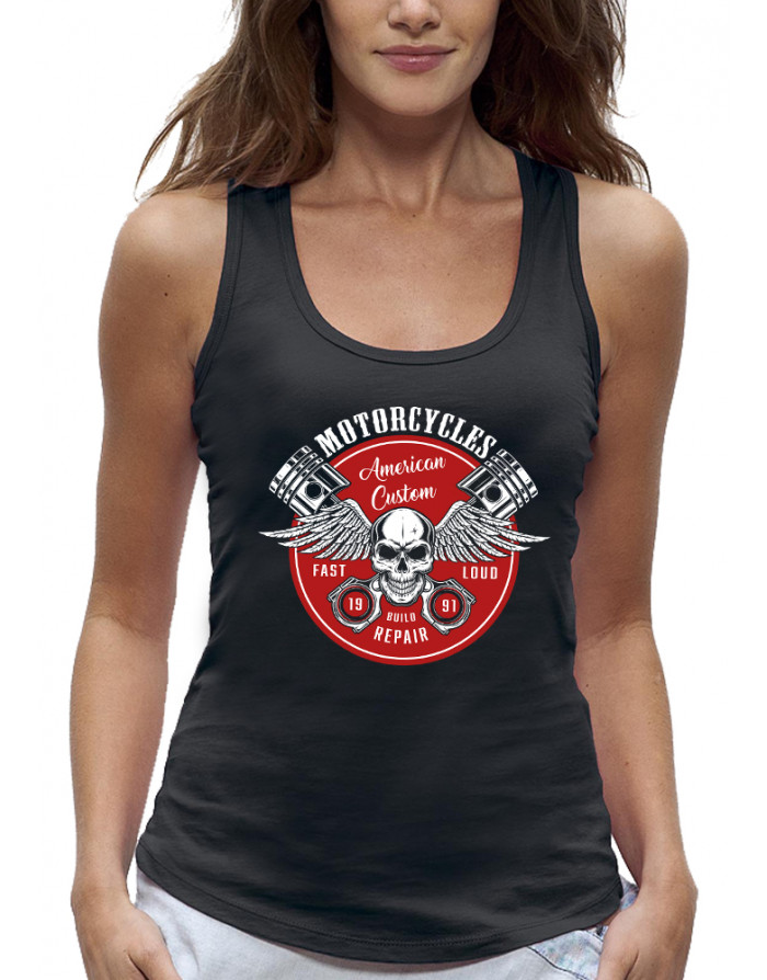 Débardeur femme MOTORCYCLES AMERICAN CUSTOM