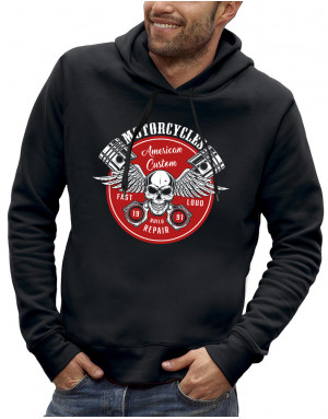 Sweat homme MOTORCYCLES AMERICAN CUSTOM