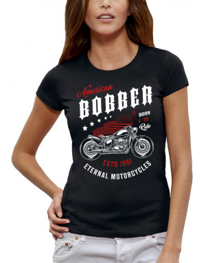 T-shirt Femme BIKER - AMERICAN BOBBER