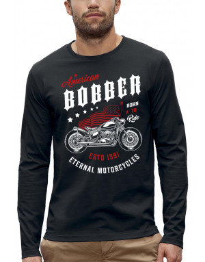 T-shirt BIKER - AMERICAN BOBBER - Manches longues