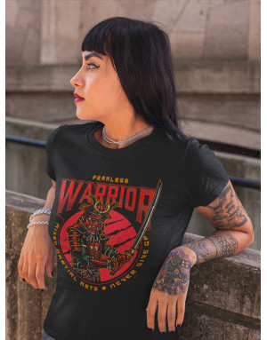 T-shirt Femme SAMOURAÏ FEARLESS WARRIOR