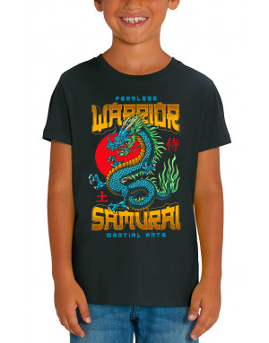 T-shirt enfant DRAGON - WARRIOR SAMOURAÏ