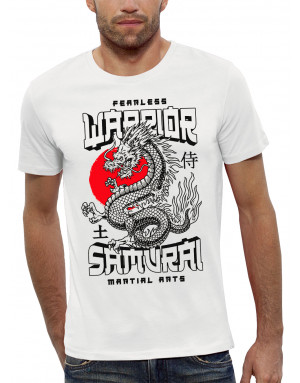 T-shirt homme DRAGON - WARRIOR SAMOURAÏ