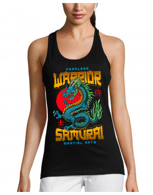 Débardeur femme DRAGON - WARRIOR SAMOURAÏ