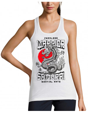 Débardeur femme DRAGON - WARRIOR SAMOURAÏ