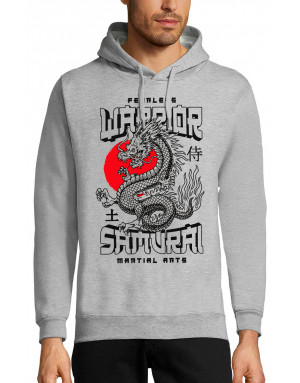 Sweat homme DRAGON - WARRIOR SAMOURAÏ