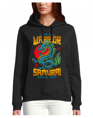 Sweat femme DRAGON - WARRIOR SAMOURAÏ