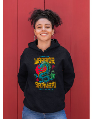 Sweat femme DRAGON - WARRIOR SAMOURAÏ