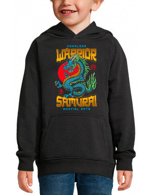Sweat enfant DRAGON - WARRIOR SAMOURAÏ