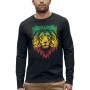 T-shirt ML LION VERT JAUNE ROUGE