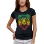 T-shirt LION VERT JAUNE ROUGE