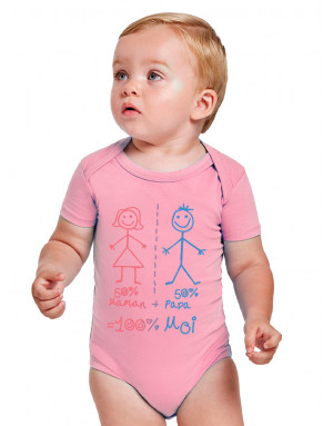 Body Bébé 50% MAMAN 50% PAPA