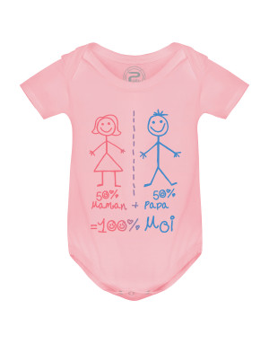 Body Bébé 50% MAMAN 50% PAPA