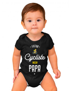 Body Bébé FUTUR CYCLISTE COMME PAPA