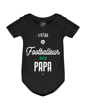 Body Bébé FUTUR FOOTBALLEUR COMME PAPA