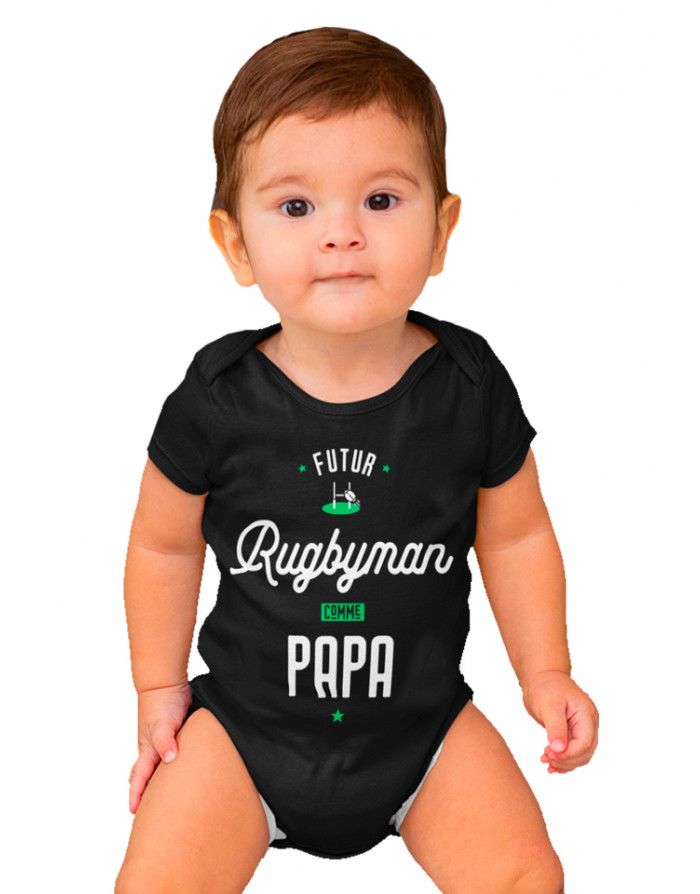 Body Bébé FUTUR RUGBYMAN COMME PAPA