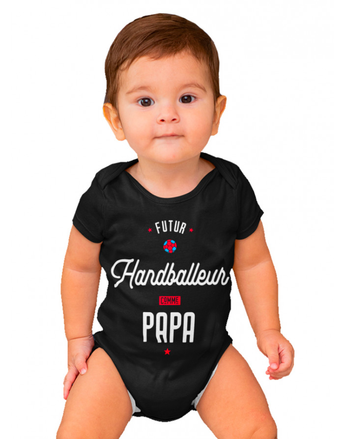 Body Bébé FUTUR HANDBALLEUR COMME PAPA