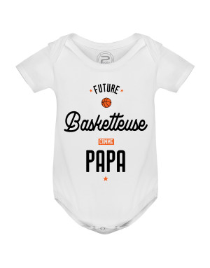 Body Bébé FUTURE BASKETTEUSE COMME PAPA